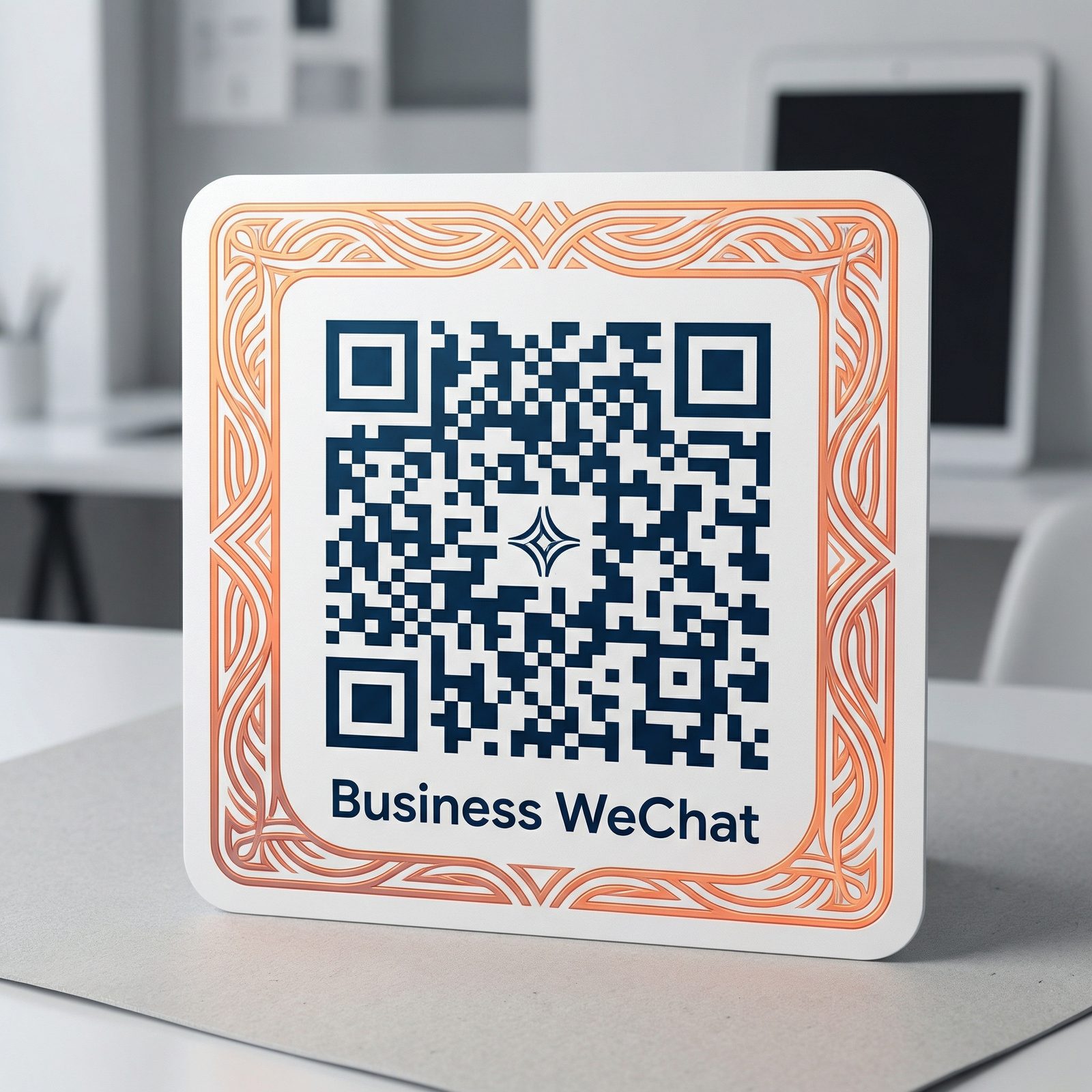 抖音风商务微信二维码